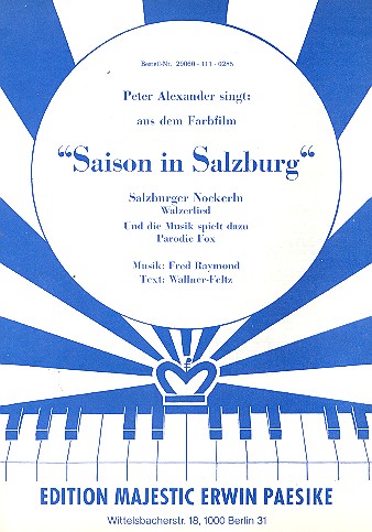 Vorderes Coverbild Salzburger Nockerln und Und die Musik spielt dazu