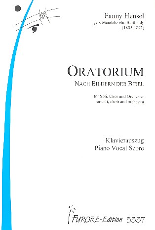 Vorderes Coverbild Oratorium nach Bildern der Bibel