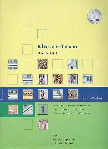 Vorderes Coverbild Bläser-Team Band 1 (+CD) Horn