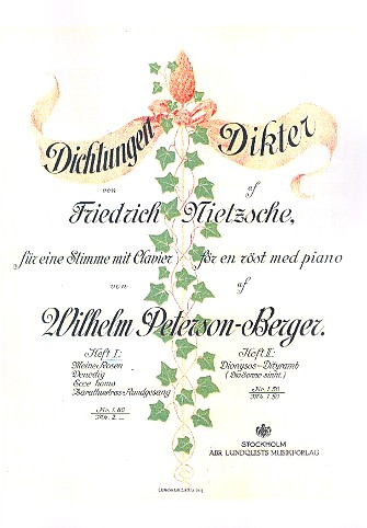 Vorderes Coverbild Dichtungen von Friedrich Nietzsche Band 1