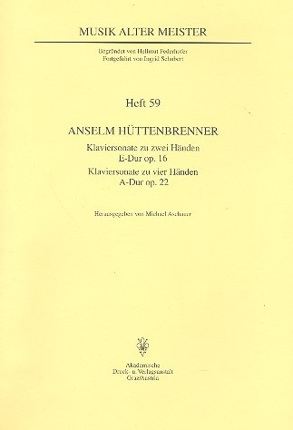 Vorderes Coverbild Sonate E-Dur op.16 für Klavier