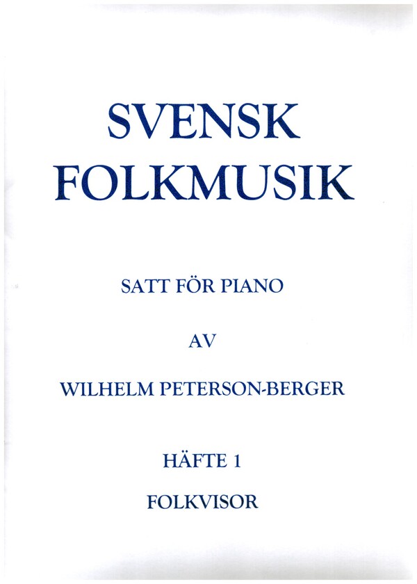 Vorderes Coverbild Svensk folkmusik vol.1 for piano