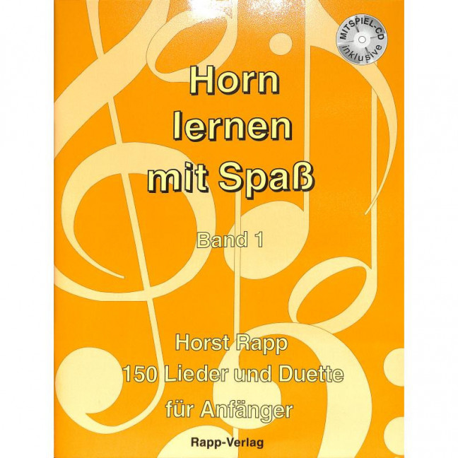 Vorderes Coverbild Horn lernen mit Spaß Band 1 (+CD)