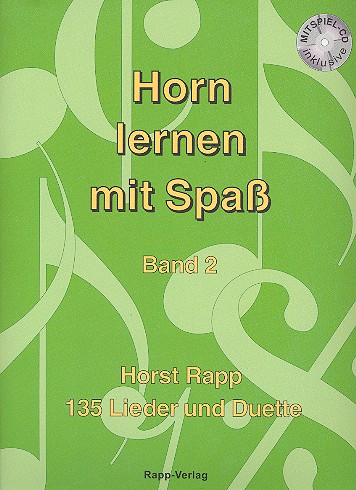 Vorderes Coverbild Horn lernen mit Spaß Band 2 (+CD)