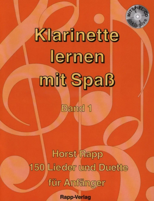 Vorderes Coverbild Klarinette lernen mit Spass 1