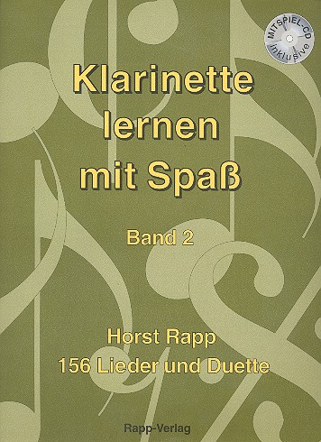 Vorderes Coverbild Klarinette lernen mit Spaß Band 2 (+CD)