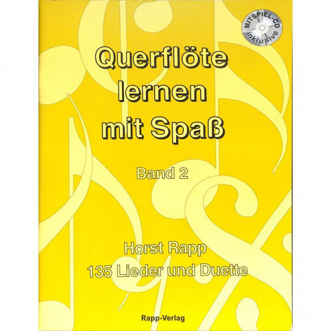 Vorderes Coverbild Querflöte lernen mit Spaß Band 2 (+CD)
