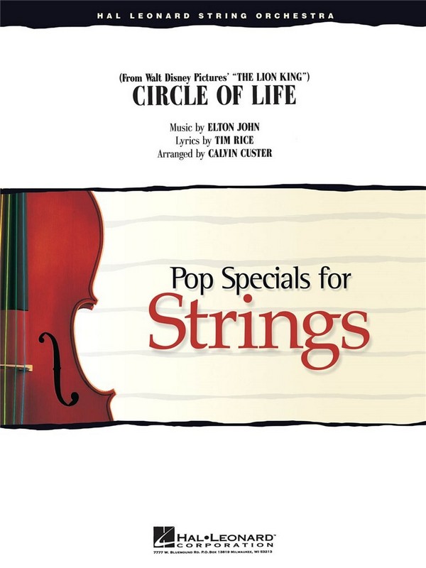 Vorderes Coverbild CIRCLE OF LIFE: FOR STRING