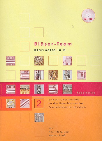 Vorderes Coverbild Bläser-Team Band 2 (+CD) Klarinette