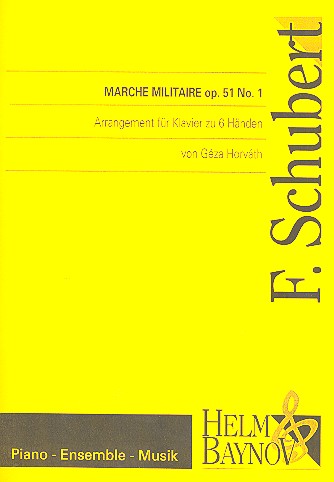 Vorderes Coverbild Marche militaire op.51,1