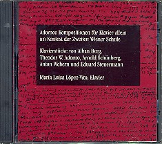 Vorderes Coverbild Adornos Kompositionen für Klavier allein im Kontext der