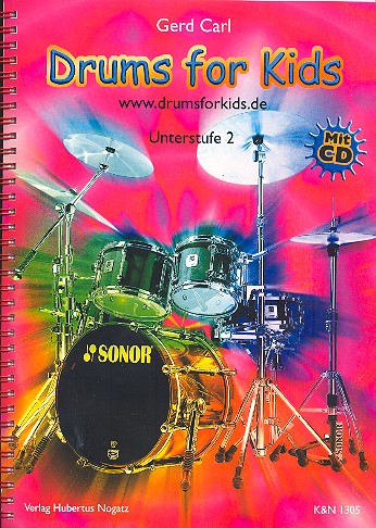 Vorderes Coverbild Drums for Kids (+CD) Unterstufe 2