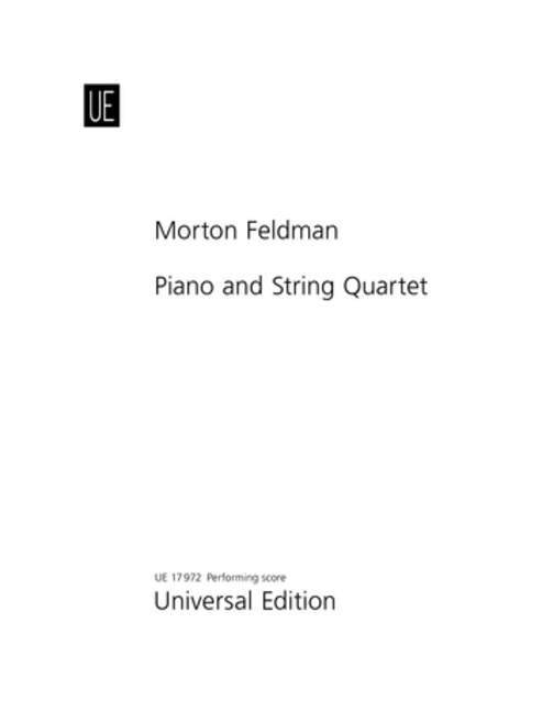 Vorderes Coverbild Piano and string quartet