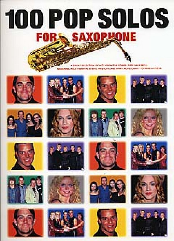 Vorderes Coverbild 100 Pop Solos: for saxophone