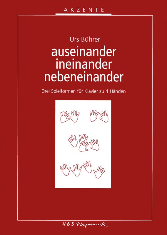 Vorderes Coverbild Auseinander ineinander nebeneinander