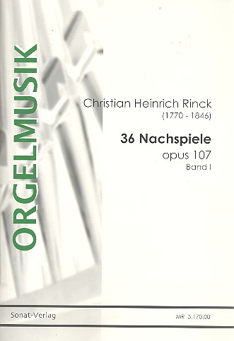 Vorderes Coverbild 36 Nachspiele op.107 Band 1