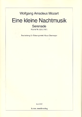 Vorderes Coverbild Eine kleine Nachtmusik KV525