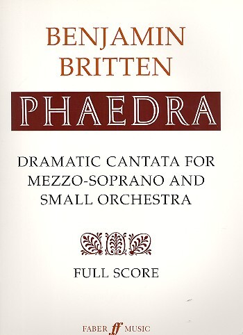 Vorderes Coverbild Phaedra full score