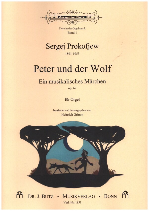 Vorderes Coverbild Peter und der Wolf op.67