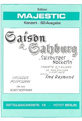 Vorderes Coverbild Saison in Salzburg Großes