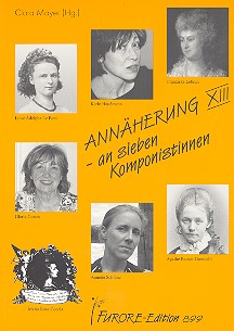 Vorderes Coverbild Annäherung 13 - an 7 Komponistinnen