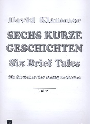 Vorderes Coverbild 6 kurze Geschichten für Streichorchester