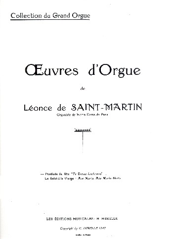 Vorderes Coverbild Postlude de fete Te deum laudamus