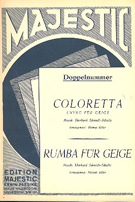Vorderes Coverbild Coloretta und Rumba für Geige:
