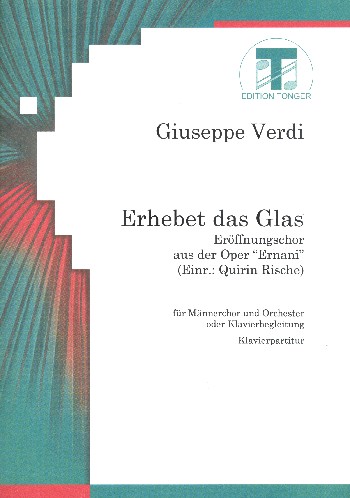 Vorderes Coverbild Erhebet das Glas