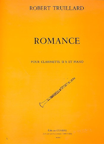 Vorderes Coverbild Romance pour clarinette sib et piano