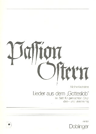 Vorderes Coverbild Passion Ostern Lieder aus dem Gl