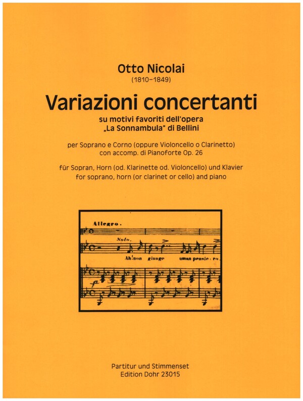 Vorderes Coverbild Variazioni concertanti op.26