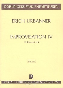 Vorderes Coverbild Improvisation 4 für Flöte, Oboe,