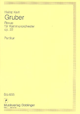 Vorderes Coverbild Revue op.22 für Kammerorchester