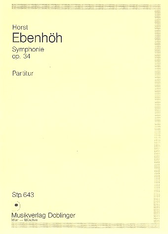 Vorderes Coverbild Sinfonie op.34 für Orchester