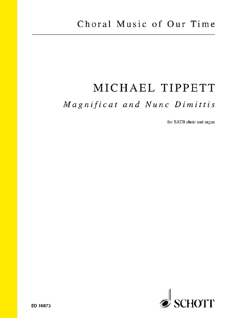 Vorderes Coverbild Magnificat and Nunc dimittis