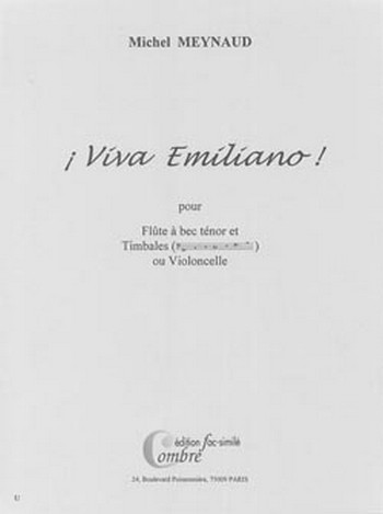 Vorderes Coverbild Viva Emiliano pour flute a bec