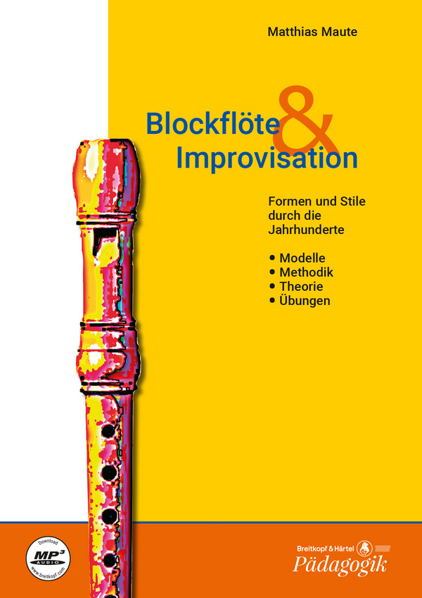 Vorderes Coverbild Blockflöte und Improvisation