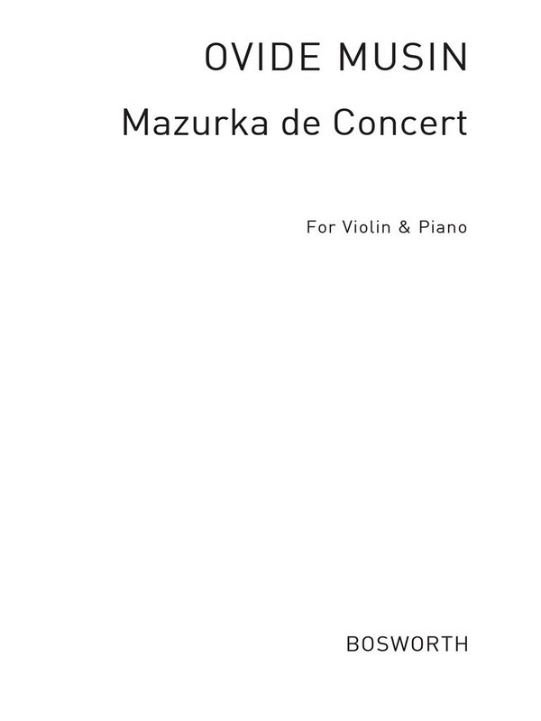 Vorderes Coverbild Mazurka de concert