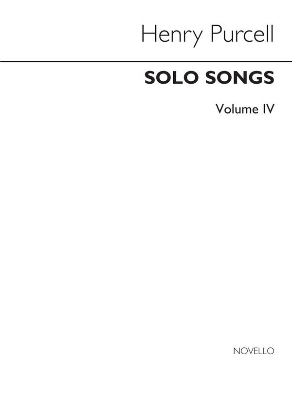 Vorderes Coverbild Solo songs vol.4
