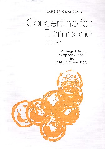 Vorderes Coverbild Concertino op.45,7 for trombone
