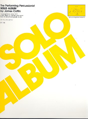 Vorderes Coverbild Solo album for percussion