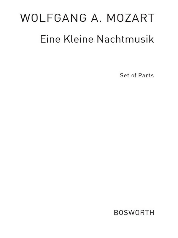 Vorderes Coverbild Eine kleine Nachtmusik KV525