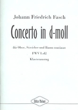 Vorderes Coverbild Konzert d-Moll FWV L:d2 für