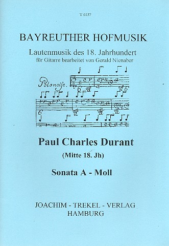 Vorderes Coverbild Sonate a-Moll für Gitarre (Laute)