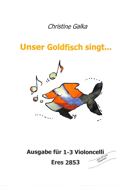 Vorderes Coverbild Unser Goldfisch singt... (+CD)