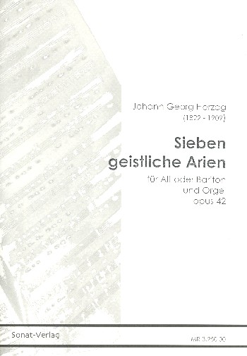 Vorderes Coverbild 7 geistliche Arien op.42