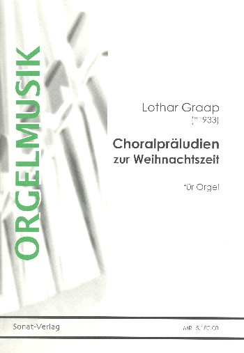 Vorderes Coverbild Choralpräludien zur Weihnachtszeit