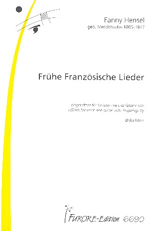 Vorderes Coverbild Frühe französische Lieder 
