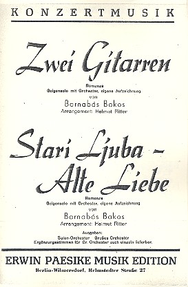 Vorderes Coverbild Zwei Gitarren  und  Alte Liebe: